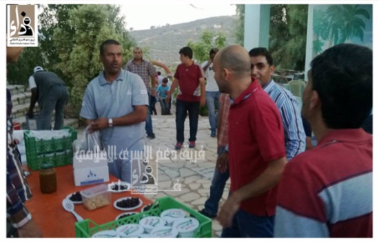 جرش : مائدة افطار تضامنية مع أسرانا ( صور )